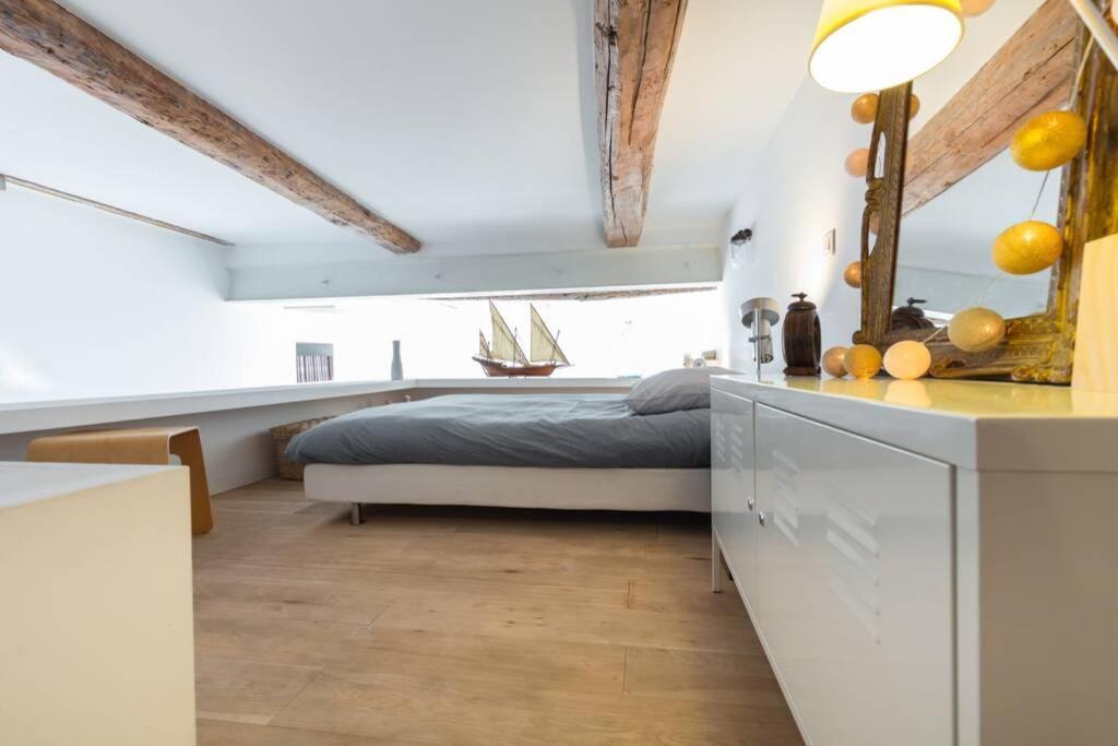 Апартаменты 06J - Superb Duplex Loft With Ac - Sea View Ницца Экстерьер фото