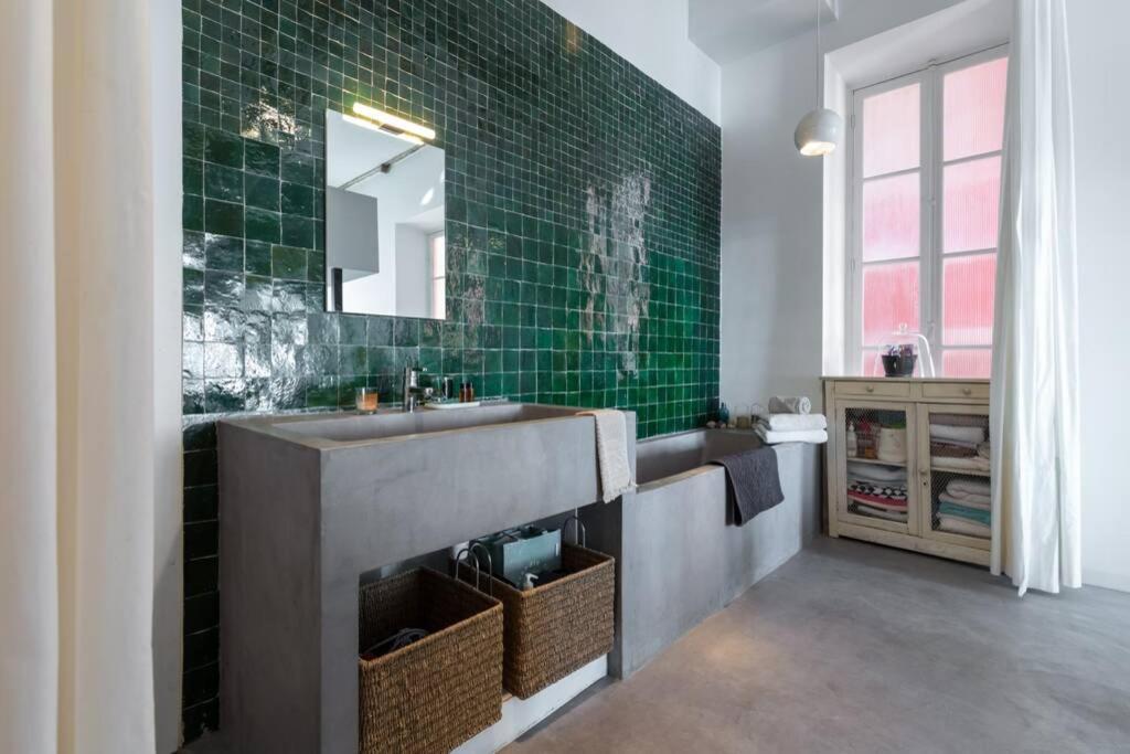Апартаменты 06J - Superb Duplex Loft With Ac - Sea View Ницца Экстерьер фото