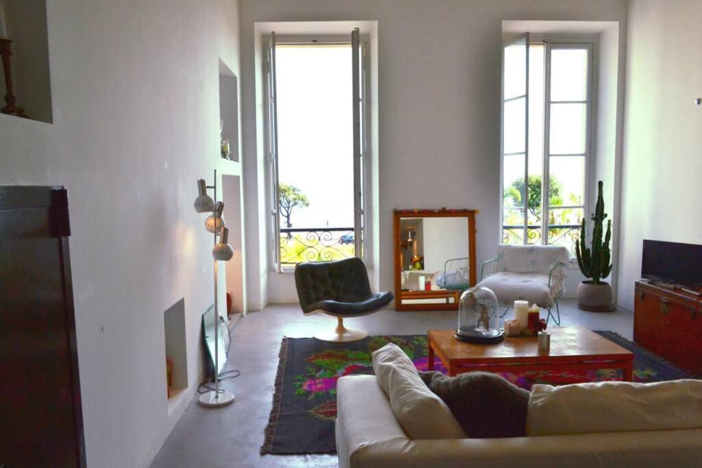 Апартаменты 06J - Superb Duplex Loft With Ac - Sea View Ницца Экстерьер фото