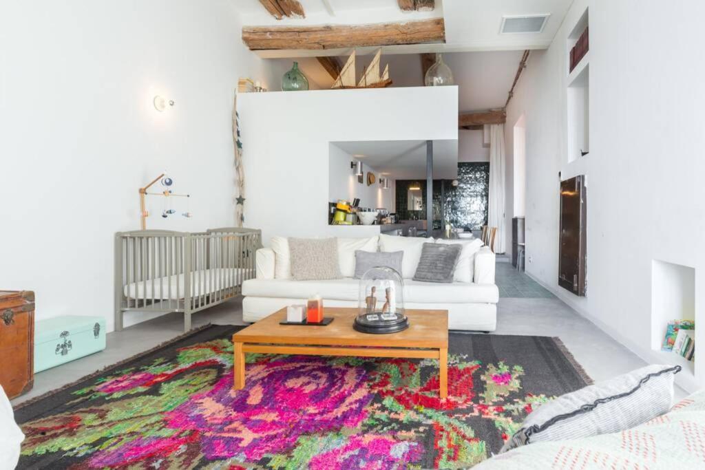 Апартаменты 06J - Superb Duplex Loft With Ac - Sea View Ницца Экстерьер фото
