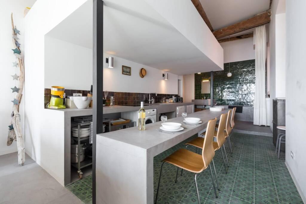 Апартаменты 06J - Superb Duplex Loft With Ac - Sea View Ницца Экстерьер фото