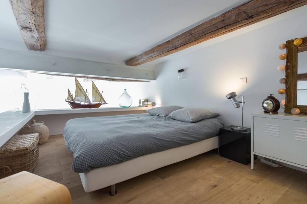 Апартаменты 06J - Superb Duplex Loft With Ac - Sea View Ницца Экстерьер фото