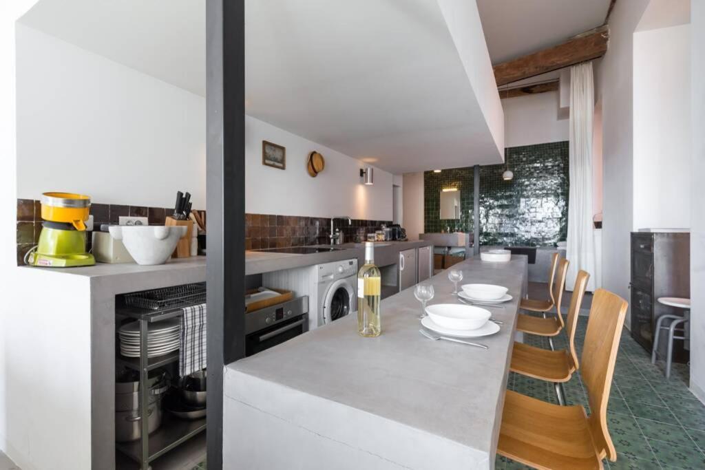 Апартаменты 06J - Superb Duplex Loft With Ac - Sea View Ницца Экстерьер фото